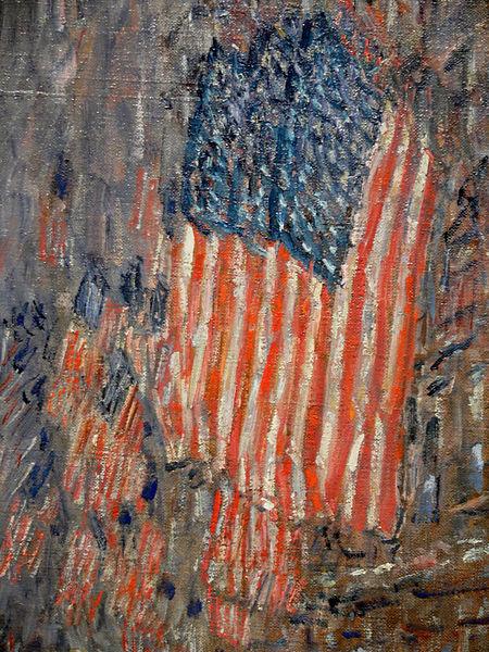 Childe Hassam Flags on the Waldorf china oil painting image